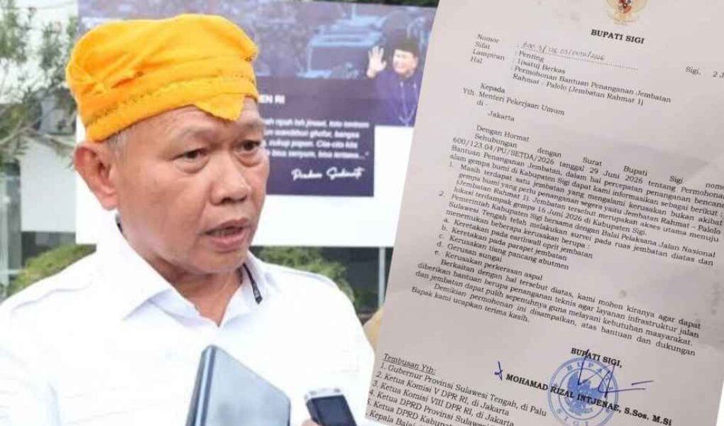 Heboh! Surat Resmi Pemkab Sigi Jadi Pembungkus Nasi Pecel di Jakarta, Bupati Mohammad Rizal Intjenae Kaget